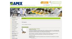 Desktop Screenshot of catalog.apexpackagingcorp.com